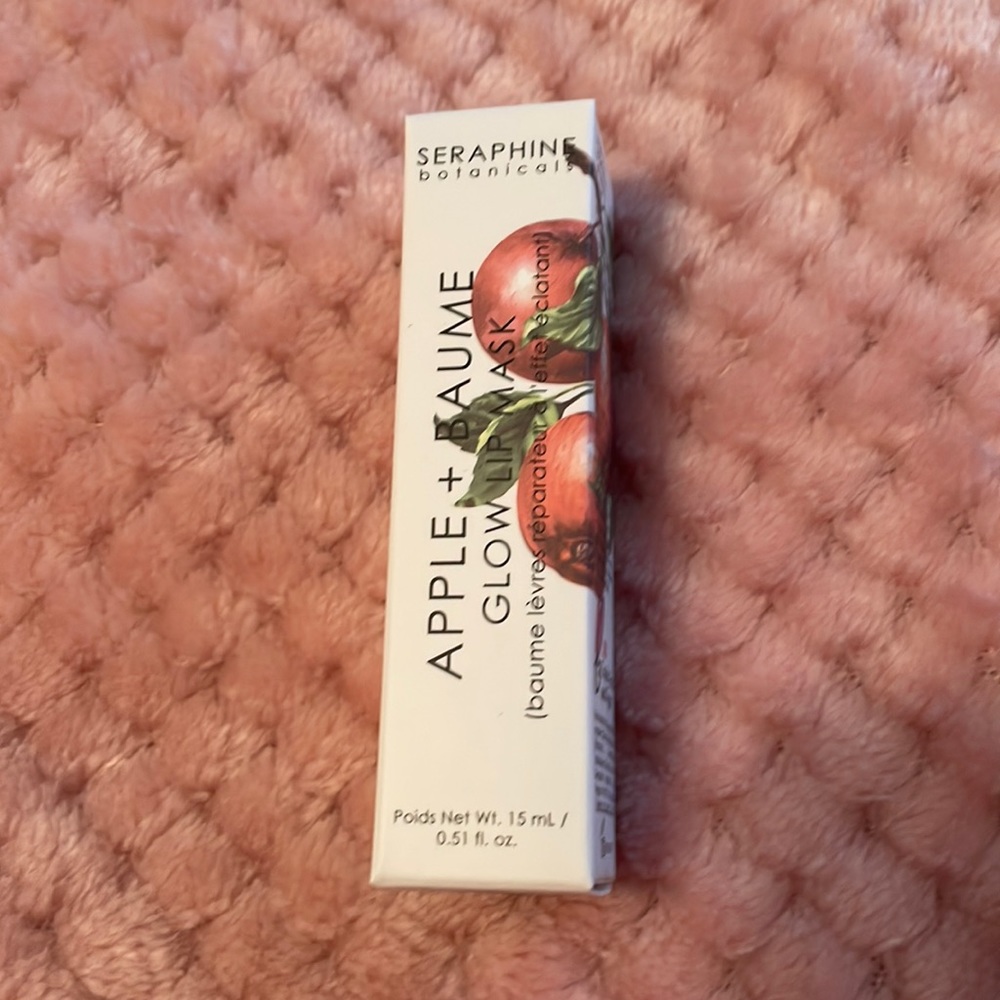 Seraphine Apple + Baume glow lip mask